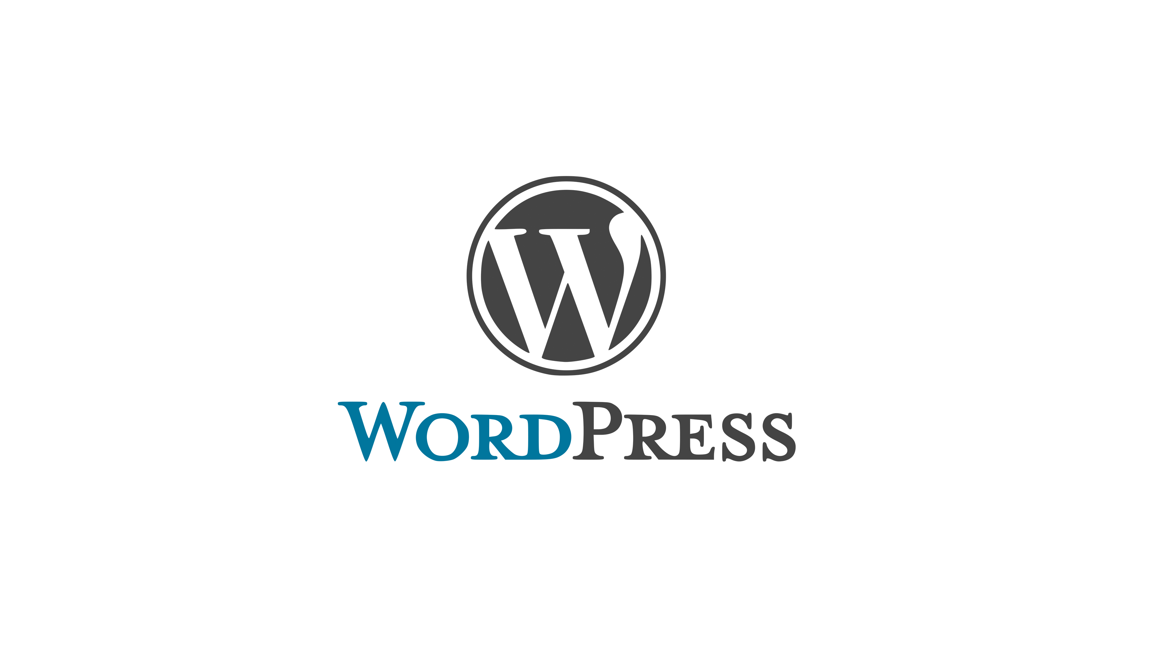 Wordpress logo, era digital